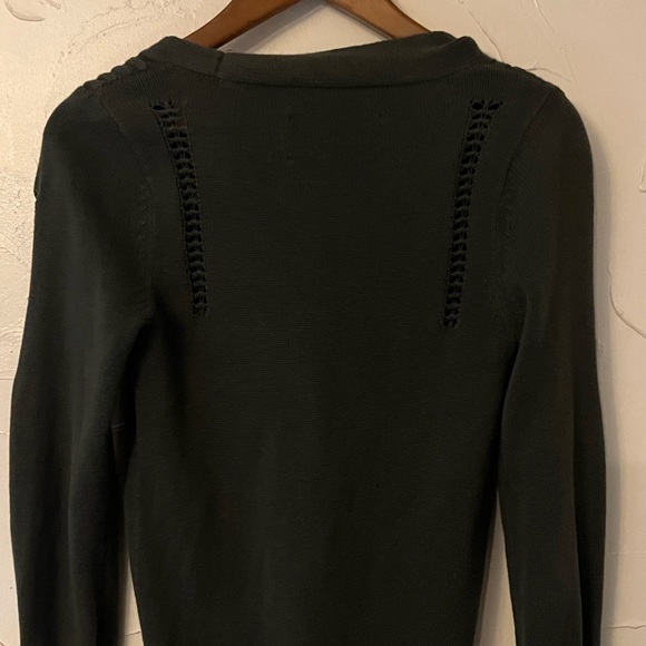 Leifsdottir/Anthropologie Brand Green Cardigan Sweater SZ Small - Picture 2 of 11